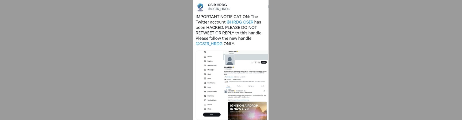 CSIR Banner